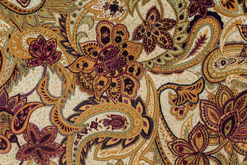 Textured fabric with pattern