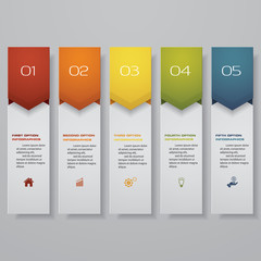 Design clean number banners template/graphic or website layout. Vector.	