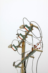 Electric power equipment in the sky