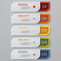 Design clean number banners template/graphic or website layout. Vector.	