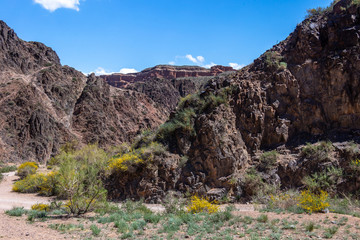 Charyn canyon in Almaty region of Kazakhstan