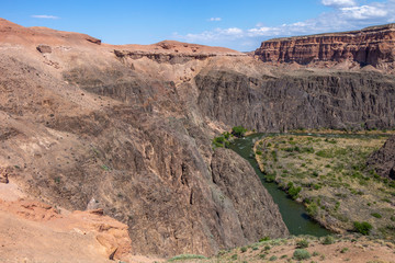 Fototapeta premium Charyn canyon in Almaty region of Kazakhstan