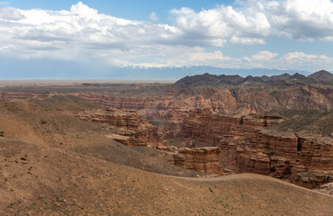 Charyn canyon in Almaty region of Kazakhstan
