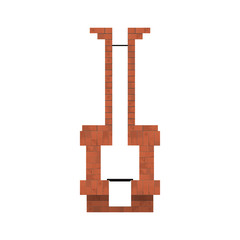 Fireplace with chimney.