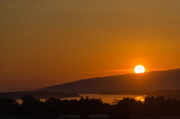 Scenic View Of Dramatic Sky During Sunset
