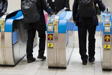 Obraz premium Automatyczna bramka biletowa