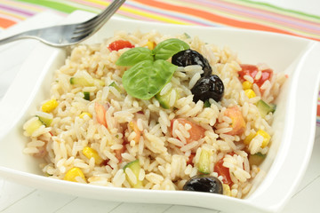 rice with vegetables