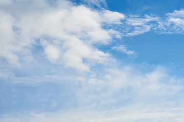 Blue Sky and Clouds Background