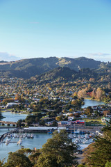 Fototapeta na wymiar Gisborne North Island New Zealand. Located on the east coast of the North Island Gisborne is a important regional town.