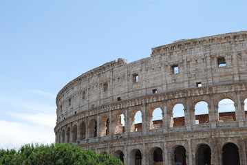 Obraz premium View of Colosseum - Rome, Italy.