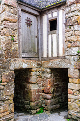 Old building in the Le Mont-Saint-Michel Monastery