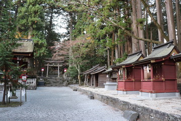 Obraz premium 世界遺産・北口本宮富士浅間神社の建築物