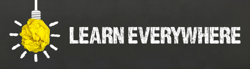 Fototapeta premium Learn everywhere