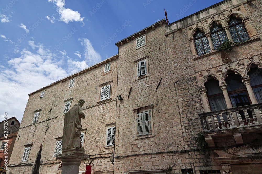 Poster Renaissance house Trogir, Croatia