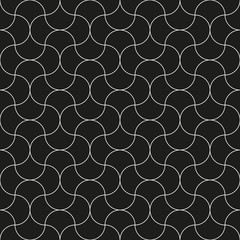 Seamless abstract intersecting curve pattern