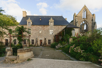 Fototapeta na wymiar Abbaye de Beauport