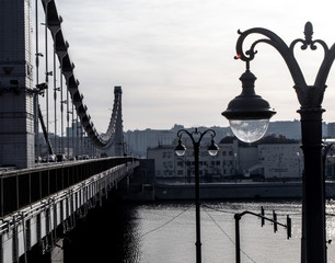 bridge in Moscow