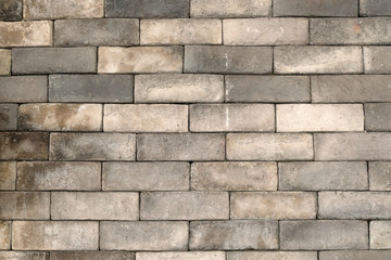 old vintage dirty brown brick wall background