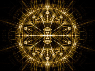  surreal futuristic digital 3d design art abstract background fractal illustration for meditation and decoration wallpaper