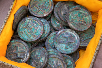 Chinese ancient metal accessories