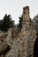 St. Hilarion broken castle wall