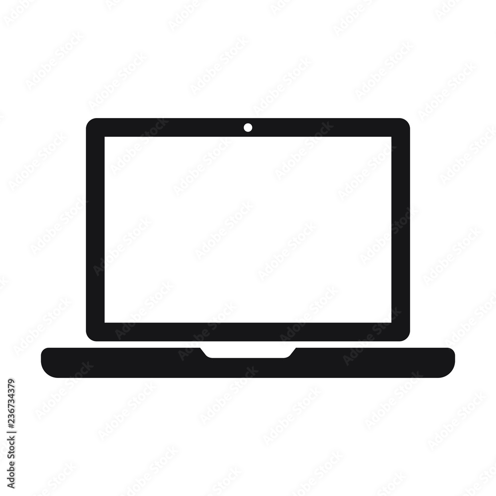 Canvas Prints laptop icon vector