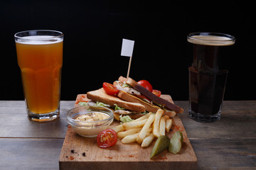 beer sandwich