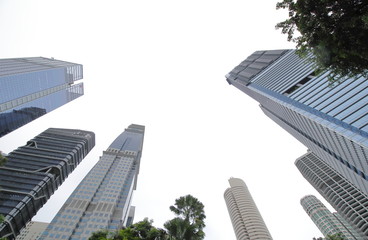 Singapore skyscraper cityscape 