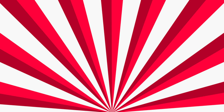 Red Sunburst Background