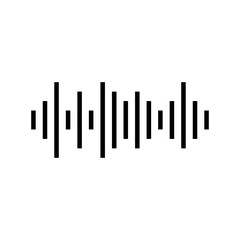 Equalizer music flat icon
