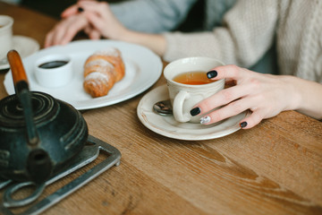 couple in a caffee