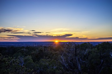 sunset in Indian Reservation