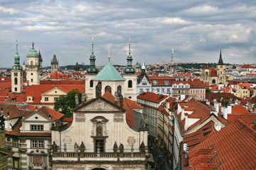 Fototapeta na wymiar Beautiful view of Prague