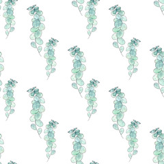 Seamless pattern of flowers.