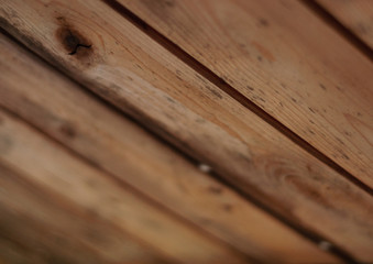 close up of old timber beams selective focus