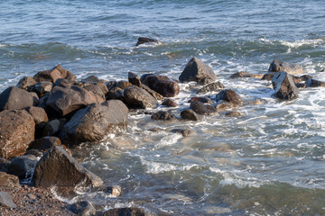 Akrotiri beach Santorini