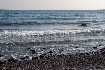 Akrotiri beach Santorini