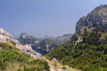 Mallorca, Spain. View of Cape Formentor (Cap de Formentor)