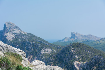 Mallorca, Spain. View of Cape Formentor (Cap de Formentor)
