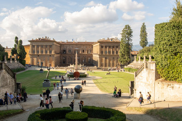 Obraz premium Palazzo Pitti and Boboli Garden