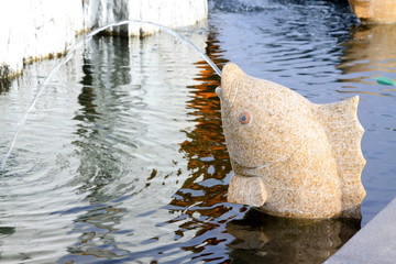 Fish sculpture handicraft
