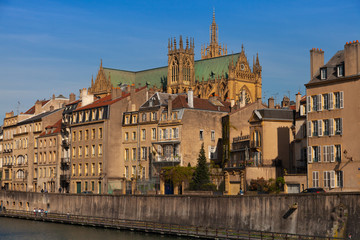 Fototapeta na wymiar Metz, Cathédrale Saint Etienne