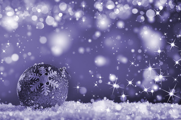 Christmas star ball and other decorations.