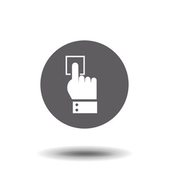Clicking hand vector icon