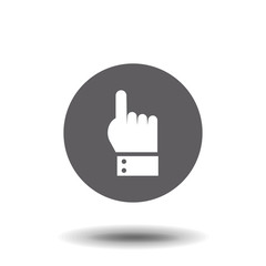 Hand cursor icon vector