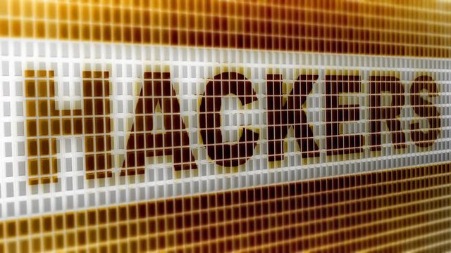 Hackers. Looping footage has 4K resolution. Prores 4444. 3D Illustration.