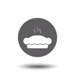 Pie vector icon