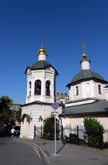 Fototapeta na wymiar Church of St. Sergius of Radonezh in Krapivniki in Moscow
