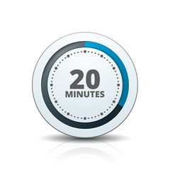 20 Minutes Time button illustration
