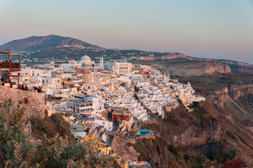 Vue de Santorin